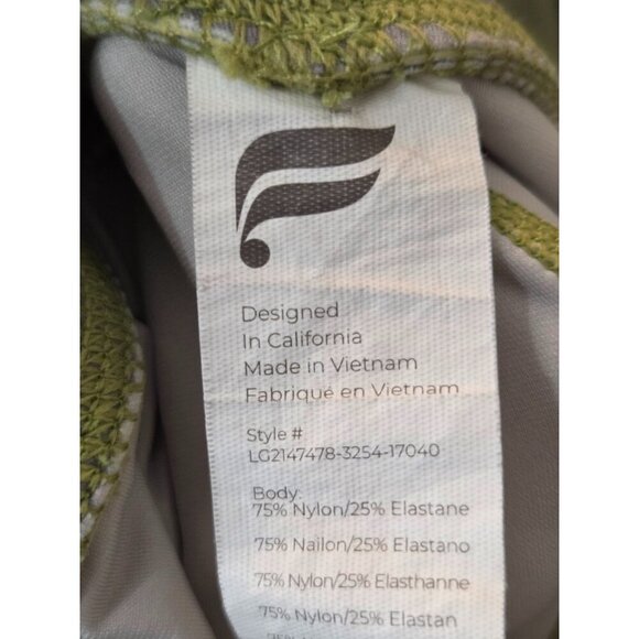 Fabletics Women's Motion365® High-Waisted 7/8 Legging Green Camouflage Size M - Picture 6 of 8